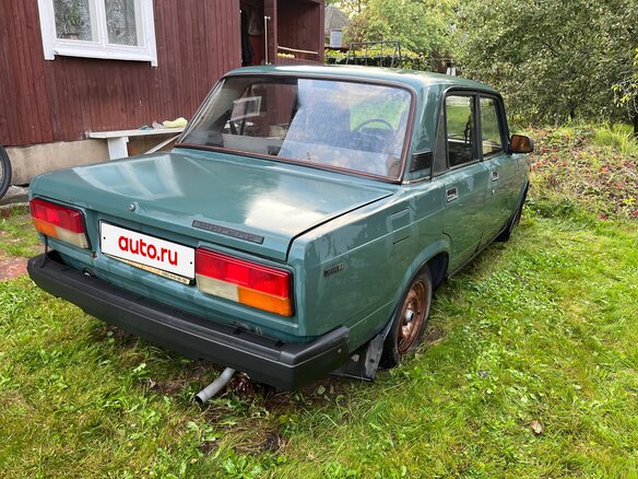 2004 Lada (ВАЗ) 2107, зелёный, 60000 рублей - вид 2