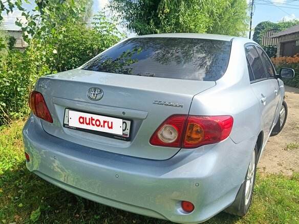 2007 Toyota Corolla AMT X (E140, E150), голубой, 630000 рублей - вид 2