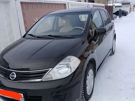 2012 Nissan Tiida I Рестайлинг, чёрный, 745000 рублей, вид 3