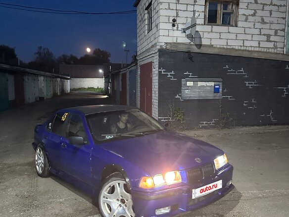 1993 BMW 3 серии 316i III (E36), синий, 210000 рублей - вид 5
