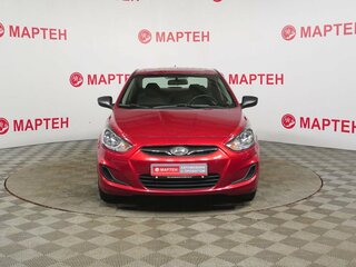2011 Hyundai Solaris I, красный, 717000 рублей, вид 2