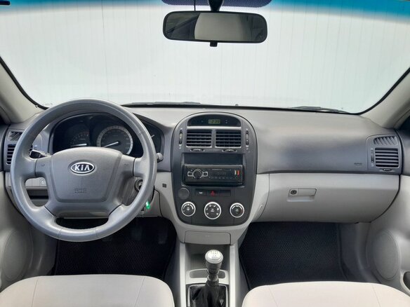 2007 Kia Cerato I, серебристый, 399000 рублей - вид 12