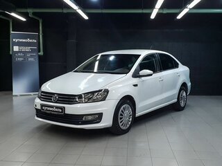 2019 Volkswagen Polo V Рестайлинг, белый, 610000 рублей, вид 1