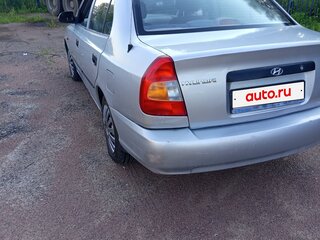 2006 Hyundai Accent ТагАЗ II, серебристый, 215000 рублей, вид 5