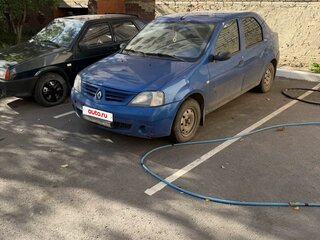 2007 Renault Logan I, синий, 195000 рублей, вид 1