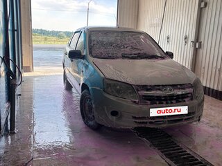 2012 Lada (ВАЗ) Granta I, серебристый, 270000 рублей, вид 4