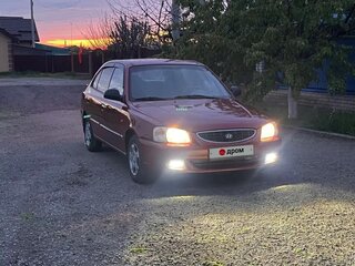 2004 Hyundai Accent ТагАЗ II, красный, 310000 рублей, вид 4