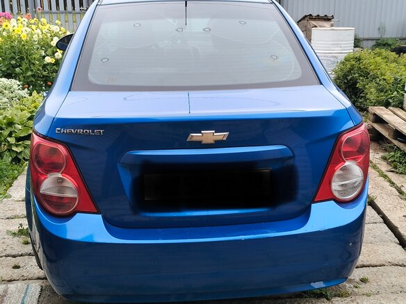 2013 Chevrolet Aveo II, синий, 500000 рублей - вид 1