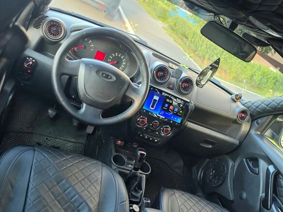 2018 Lada (ВАЗ) Granta I Рестайлинг, чёрный, 310000 рублей - вид 6