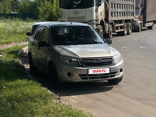 2014 Lada (ВАЗ) Granta I, серебристый, 275000 рублей, вид 1