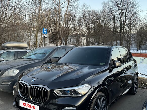 2019 BMW X5 M50d IV (G05/G18), чёрный - вид 1