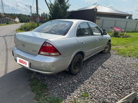 2009 Nissan Almera Classic I, серебристый, 250000 рублей, вид 3