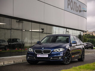 2016 BMW 5 серии 525d xDrive VI (F10/F11/F07) Рестайлинг, синий, 2577000 рублей, вид 1