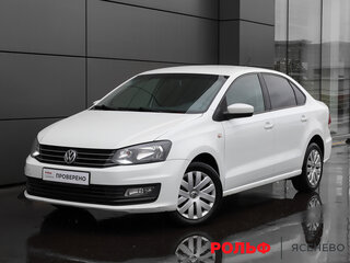 2016 Volkswagen Polo V Рестайлинг, белый, 998000 рублей, вид 1