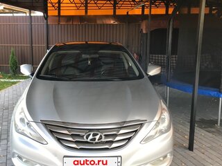 2012 Hyundai Sonata VI (YF), серебристый, 1099000 рублей, вид 4