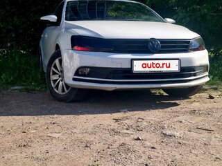 2015 Volkswagen Jetta VI Рестайлинг, белый, 1200000 рублей, вид 3