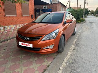 2015 Hyundai Solaris I Рестайлинг, оранжевый, 1070000 рублей, вид 1