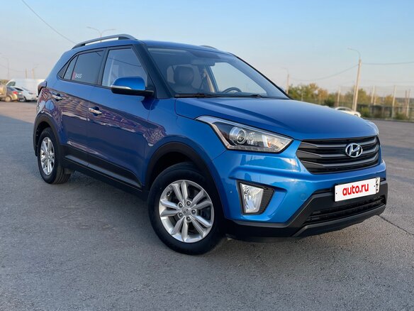 2018 Hyundai Creta I, синий, 1820000 рублей - вид 2