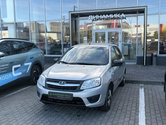 2018 Lada (ВАЗ) Granta I, серебристый, 470000 рублей