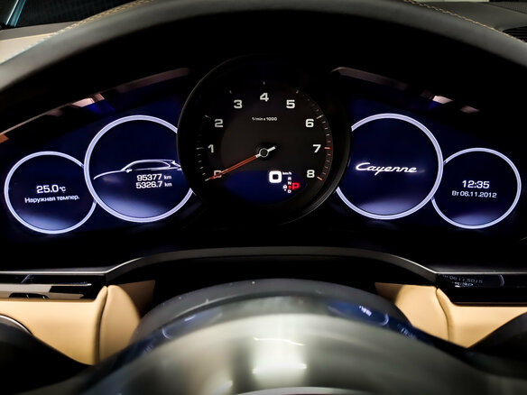 2021 Porsche Cayenne III, чёрный - вид 12
