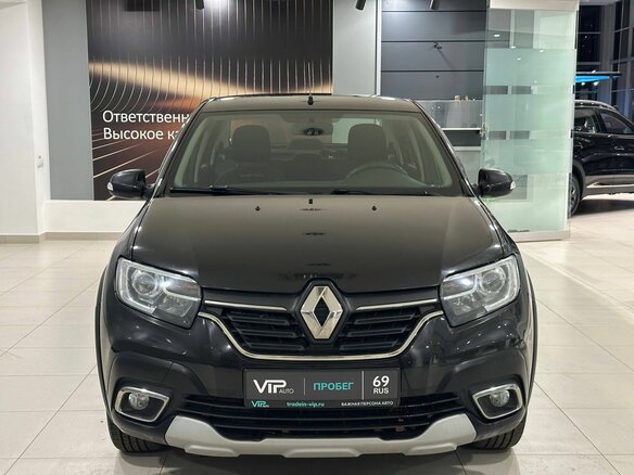 2019 Renault Logan II Рестайлинг, чёрный, 977000 рублей - вид 1