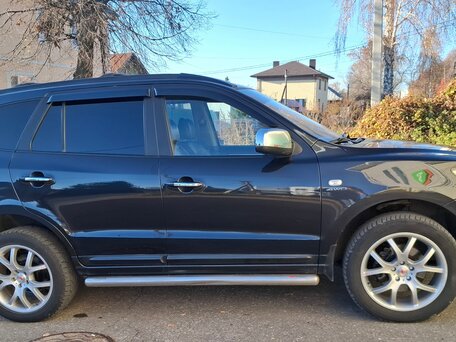 2006 Hyundai Santa Fe II, чёрный, вид 4