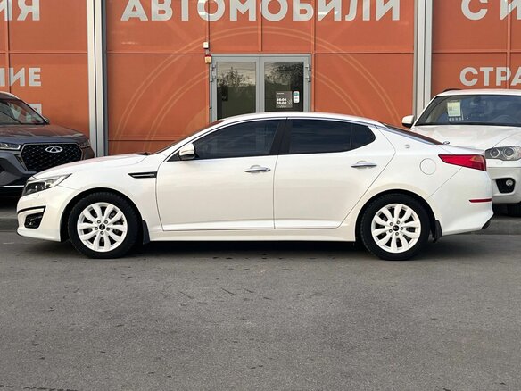 2015 Kia Optima III Рестайлинг, белый, 1240000 рублей - вид 8