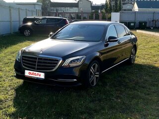 2018 Mercedes-Benz S-Класс 350 d Long VI (W222, C217) Рестайлинг, чёрный, 3831600 рублей, вид 2