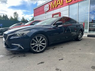 2017 Mazda 6 III (GJ) Рестайлинг, синий, 1800000 рублей, вид 4