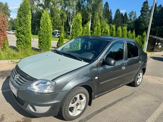 2010 Renault Logan I Рестайлинг, серый, 366000 рублей, вид 1