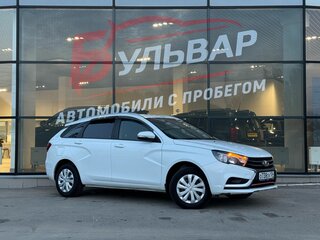 2018 Lada (ВАЗ) Vesta SW I, белый, 890000 рублей, вид 1