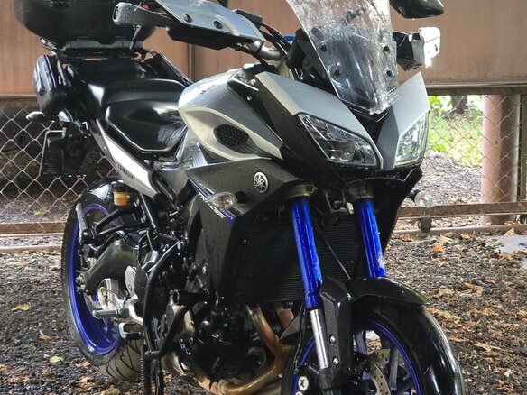 2014 Yamaha MT-09 Tracer (FJ-09), серый, 700000 рублей - вид 12