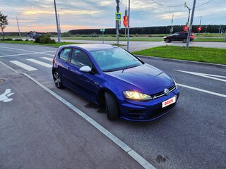 2014 Volkswagen Golf R VII, синий, 3400000 рублей, вид 4