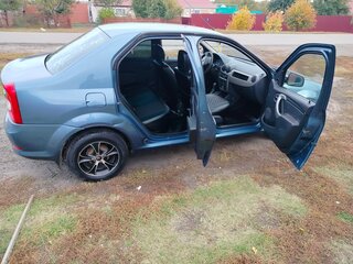 2010 Renault Logan I Рестайлинг, синий, 495000 рублей, вид 4