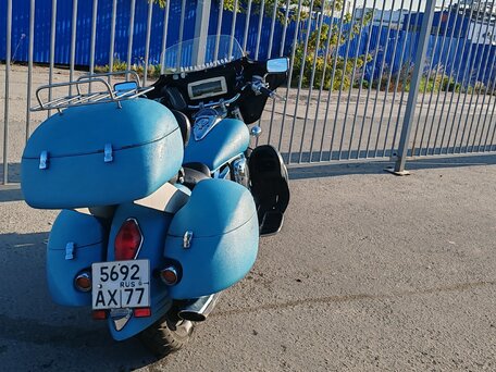 2007 Honda VTX 1300, голубой, 540000 рублей, вид 5