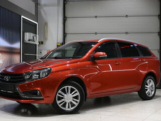 2018 Lada (ВАЗ) Vesta SW I, красный, 895000 рублей, вид 3