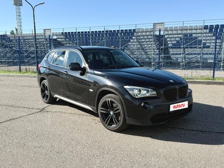 2012 BMW X1 20d I (E84), чёрный, вид 4