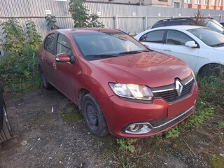 2014 Renault Logan I Рестайлинг, красный, 436000 рублей, вид 1