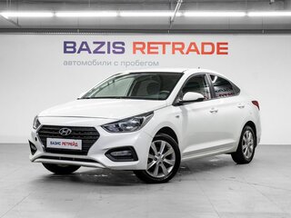 2018 Hyundai Solaris II, белый, 820000 рублей, вид 1