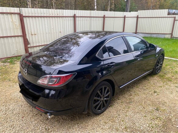 2008 Mazda 6 II (GH), чёрный - вид 3