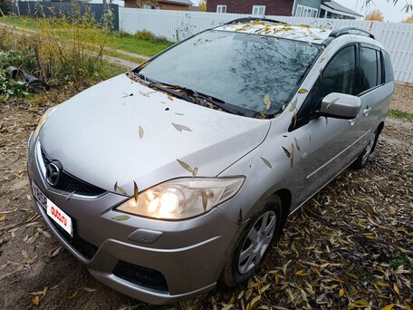 2007 Mazda 5 I (CR), серебристый, 460000 рублей, вид 1