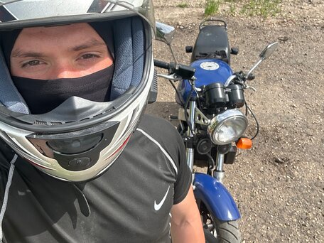 1989 Honda NTV 650, синий, 220000 рублей, вид 2