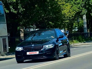2019 BMW 5 серии 530i xDrive VII (G30/G31/G38), чёрный, 3700000 рублей, вид 2