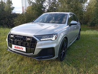 2022 Audi Q7 55 TFSI II (4M) Рестайлинг, серебристый, 5250000 рублей, вид 2