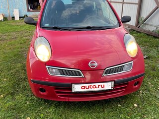 2008 Nissan Micra III (K12), красный, 380000 рублей, вид 2