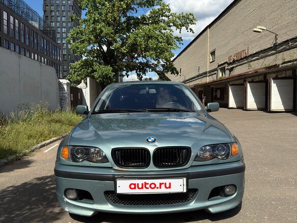 2001 BMW 3 серии 320i IV (E46) Рестайлинг, зелёный - вид 12