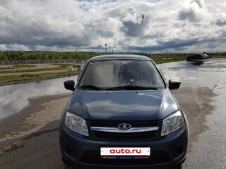 2014 Lada (ВАЗ) Granta I, серый, 450000 рублей, вид 1
