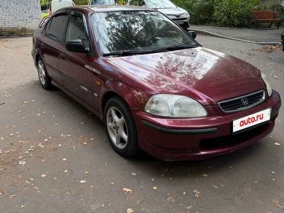 1996 Honda Civic VI, красный - вид 2