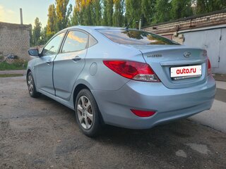2012 Hyundai Solaris I, голубой, 850000 рублей, вид 4