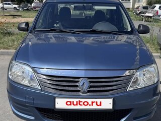 2012 Renault Logan I Рестайлинг, синий, 600000 рублей, вид 1